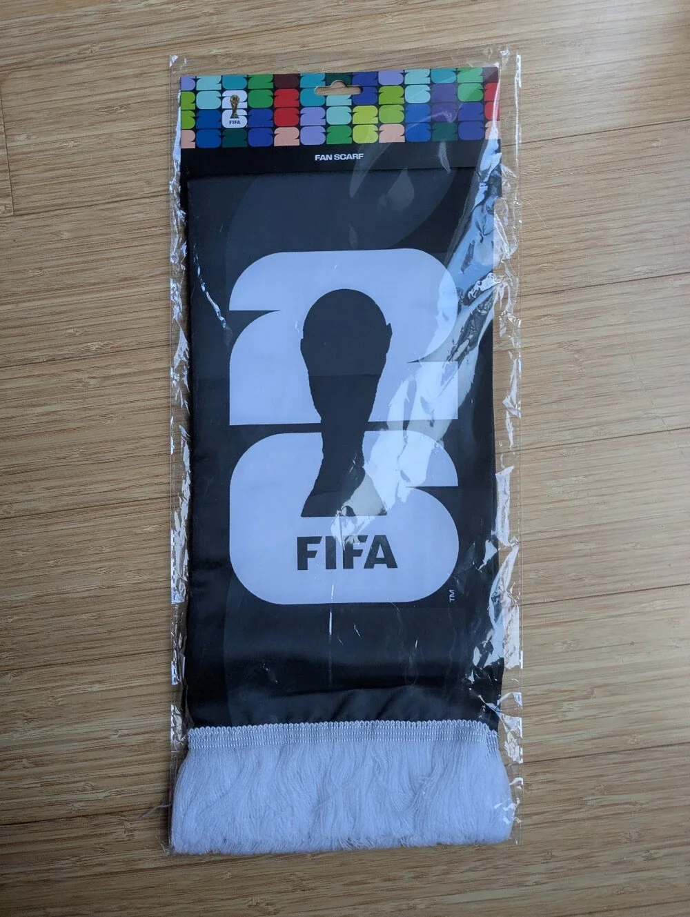 FIFA World Cup 26 Silhouette Black Fan Scarf